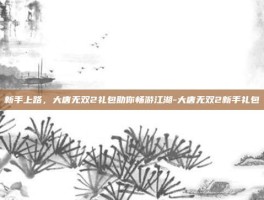 新手上路，大唐无双2礼包助你畅游江湖-大唐无双2新手礼包