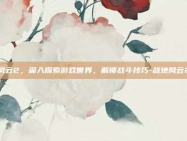 战地风云2，深入探索游戏世界，解锁战斗技巧-战地风云2官网