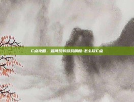 C点攻略，如何玩转游戏精髓-怎么玩C点