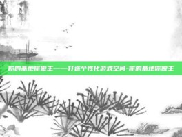 你的基地你做主——打造个性化游戏空间-你的基地你做主