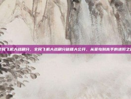 全民飞机大战刷分，全民飞机大战刷分秘籍大公开，从菜鸟到高手的进阶之路