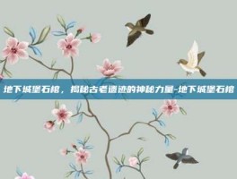 地下城堡石棺，揭秘古老遗迹的神秘力量-地下城堡石棺