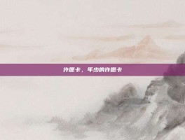 许愿卡，年少的许愿卡