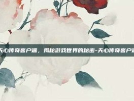 天心传奇客户端，揭秘游戏世界的秘密-天心传奇客户端