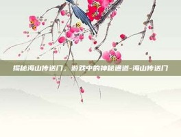 揭秘海山传送门，游戏中的神秘通道-海山传送门