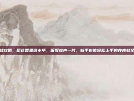 养青蛙攻略，稻花香里说丰年，听取蛙声一片，新手也能轻松上手的养青蛙全攻略