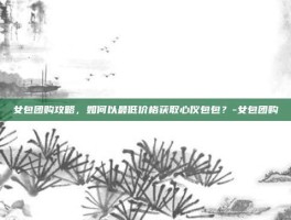 女包团购攻略，如何以最低价格获取心仪包包？-女包团购