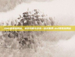 DNF傻瓜包网站，游戏攻略与资讯一站式服务-dnf傻瓜包网站
