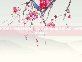 九阴真经实力划分全解析，从入门到顶尖的进阶之路-九阴真经实力划分