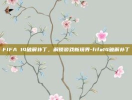 FIFA 14破解补丁，解锁游戏新境界-fifa14破解补丁