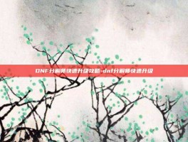 DNF分解师快速升级攻略-dnf分解师快速升级