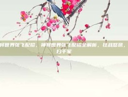 神将世界张飞配招，神将世界张飞配招全解析，狂战怒吼，横扫千军