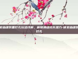 倩女幽魂装备打孔玩法详解，解锁满级成长潜力-倩女幽魂装备打孔