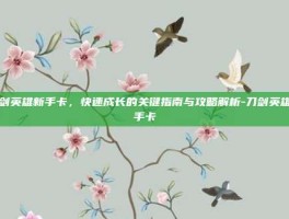 刀剑英雄新手卡，快速成长的关键指南与攻略解析-刀剑英雄新手卡