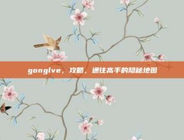 gonglve，攻略，通往高手的隐秘地图
