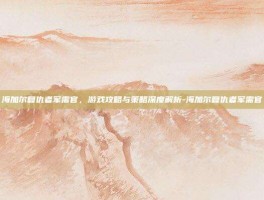 海加尔复仇者军需官，游戏攻略与策略深度解析-海加尔复仇者军需官