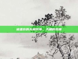 被遗弃的天角风筝，天角的风骨