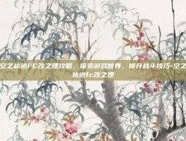 空之轨迹FC改之理攻略，探索游戏世界，提升战斗技巧-空之轨迹fc改之理