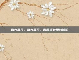 洛克莫丹，洛克莫丹，时间褶皱里的琥珀