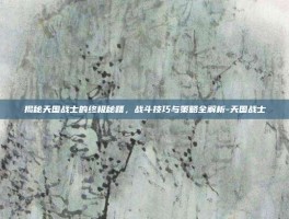 揭秘天国战士的终极秘籍，战斗技巧与策略全解析-天国战士