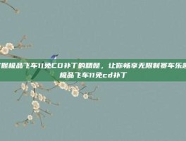 掌握极品飞车11免CD补丁的精髓，让你畅享无限制赛车乐趣-极品飞车11免cd补丁