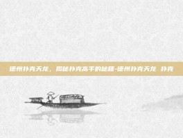 德州扑克天龙，揭秘扑克高手的秘籍-德州扑克天龙 扑克