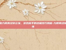 掌握九阴真经穿云纵，游戏高手的终极技巧揭秘-九阴真经穿云纵