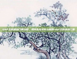DNF王的遗迹门票攻略，如何高效获取与利用-dnf王的遗迹门票
