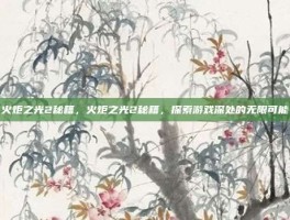 火炬之光2秘籍，火炬之光2秘籍，探索游戏深处的无限可能