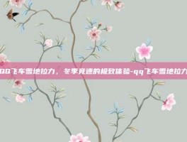 QQ飞车雪地拉力，冬季竞速的极致体验-qq飞车雪地拉力