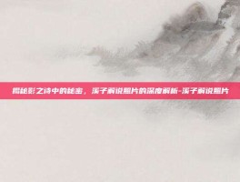 揭秘影之诗中的秘密，溪子解说照片的深度解析-溪子解说照片