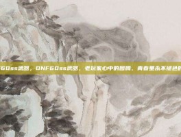 DNF60ss武器，DNF60ss武器，老玩家心中的图腾，青春里永不褪色的星光