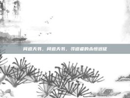 问道天书，问道天书，寻道者的永恒远征