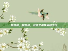 聚合弹，聚合弹，武器艺术的巅峰之作