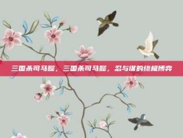 三国杀司马懿，三国杀司马懿，忍与谋的终极博弈