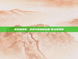 御龙林项链，游戏中的神秘宝藏-御龙林项链