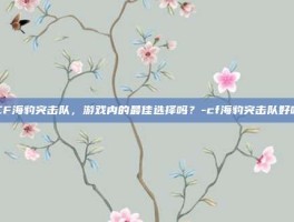 CF海豹突击队，游戏内的最佳选择吗？-cf海豹突击队好吗