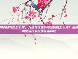 九阴真经丐帮怎么样，九阴真经里的丐帮到底怎么样？从武功设定到门派玩法全面解读