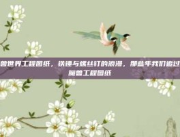 魔兽世界工程图纸，铁锤与螺丝钉的浪漫，那些年我们追过的魔兽工程图纸