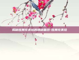 揭秘炫舞完美挂的神秘面纱-炫舞完美挂