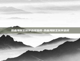 热血海贼王伙伴选择指南-热血海贼王伙伴选择