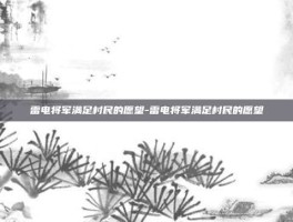 雷电将军满足村民的愿望-雷电将军满足村民的愿望