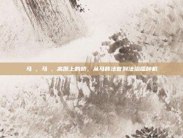 马祎，马祎，高原上的桥，从马背法官到法治播种机