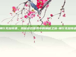 神行无踪奇遇，揭秘游戏世界中的神秘之旅-神行无踪奇遇