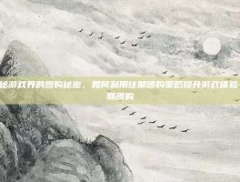 揭秘游戏界的团购秘密，如何利用往期团购策略提升游戏体验-往期团购