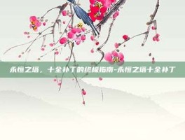 永恒之塔，十全补丁的终极指南-永恒之塔十全补丁