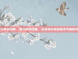 坚守阵地攻略，坚守阵地攻略，在逆境中筑起坚不可摧的光芒