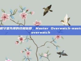 掌握守望先锋的终极秘籍，Master Overwatch-masteroverwatch