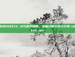 掌握NBA2K13 iOS游戏精髓，全面攻略与技巧分享-nba2k13 ios