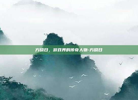 方晓日,游戏界的传奇人物-方晓日